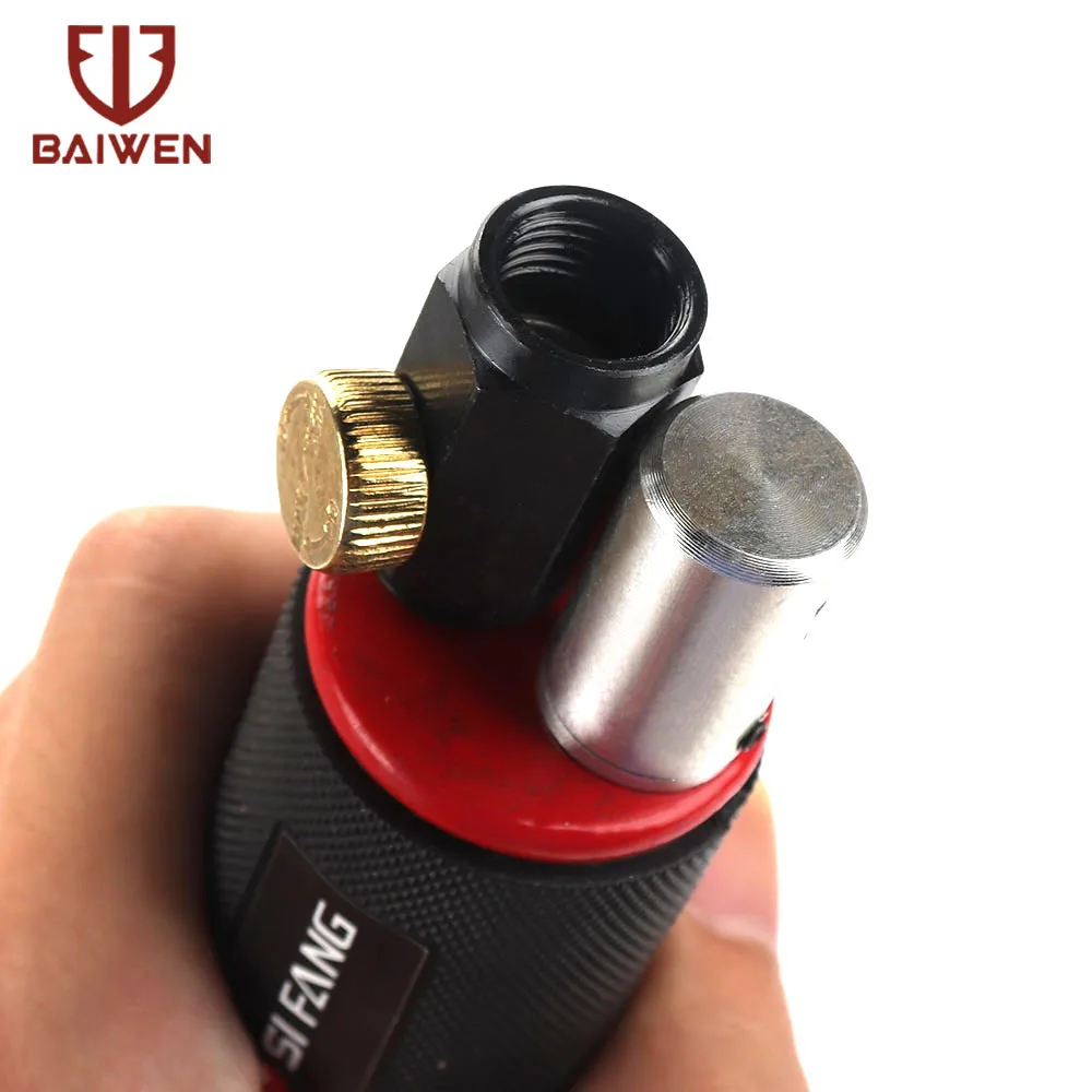 Mini Air Angle Die Grinder 1/4 inch & 1/8 inch Pneumatic Grinding Machine 90 Degree Polisher Mill Engraving Tool Set