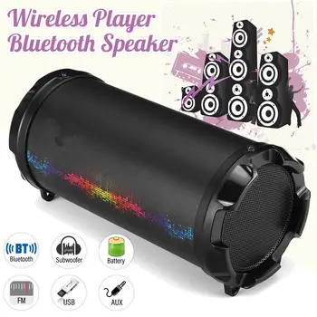 

Portable bluetooth Speaker Mini Wireless Loudspeaker Sound System 3D Stereo Music Surround Outdoor Speaker Support FM TF Card