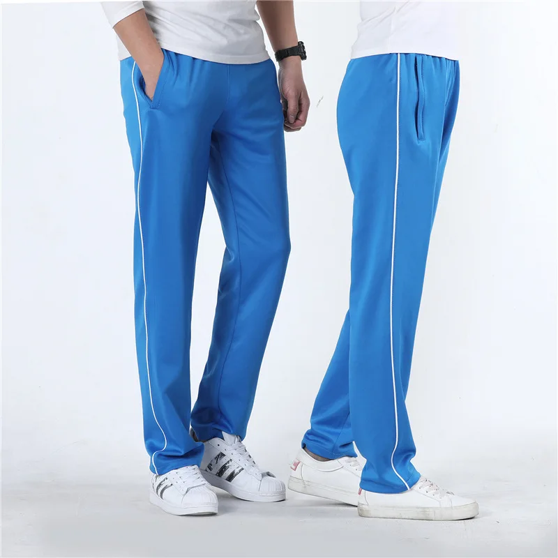 

Strip Bar Sky Blue Pants School Korean-style Loose-Fit Junior High School Students Sports School Uniform Pants for Both Men And