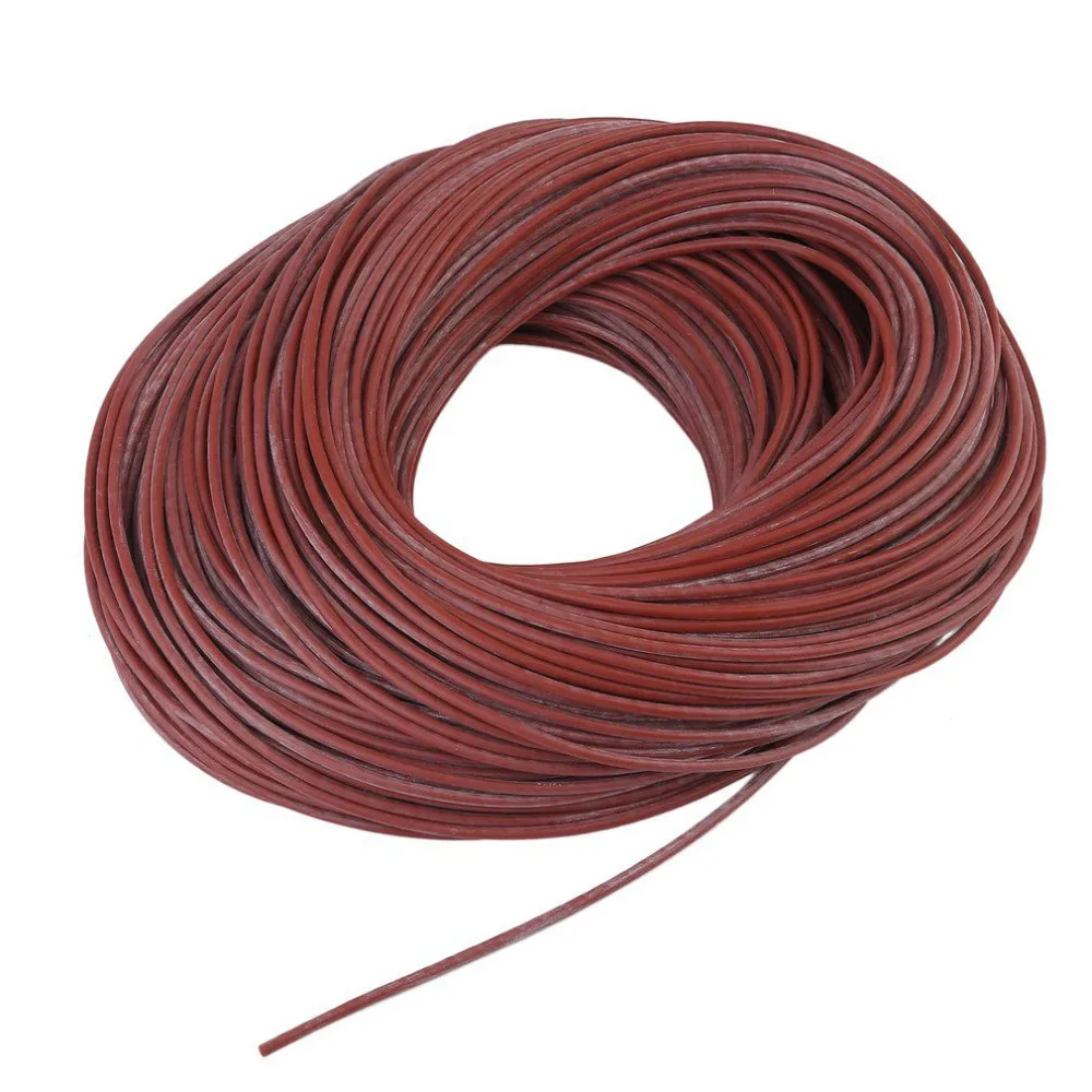 

Warm Floor Wire Electric Underfloor Heating Silicone 100M wires 3mm Heater Hotline Portable Carbon Fiber High Quality Drop ship