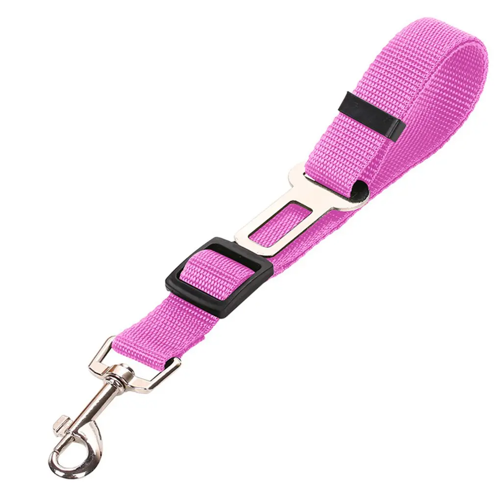 

Seatbelt Harness Leash Clip Pet Dog Car Belt Security Keep Your Dog Safe When Drives Universal Nylon Dog Seat Belt