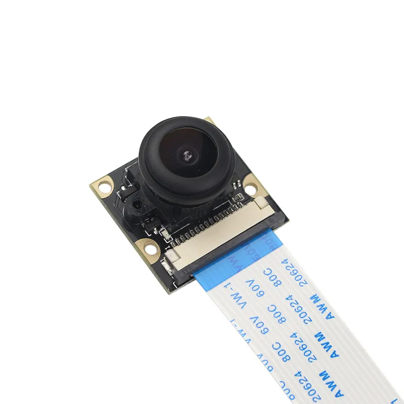 S ROBOT Raspberry Pi Camera Night Vision 130 Fisheye Camera 5MP Webcam 2 Infrared IR LED 2