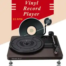 RCA R/L 3.5mm Output Out USB DC 5V Record-Player 33RPM Antique Gramophone Turntable Disc Vinyl Audio