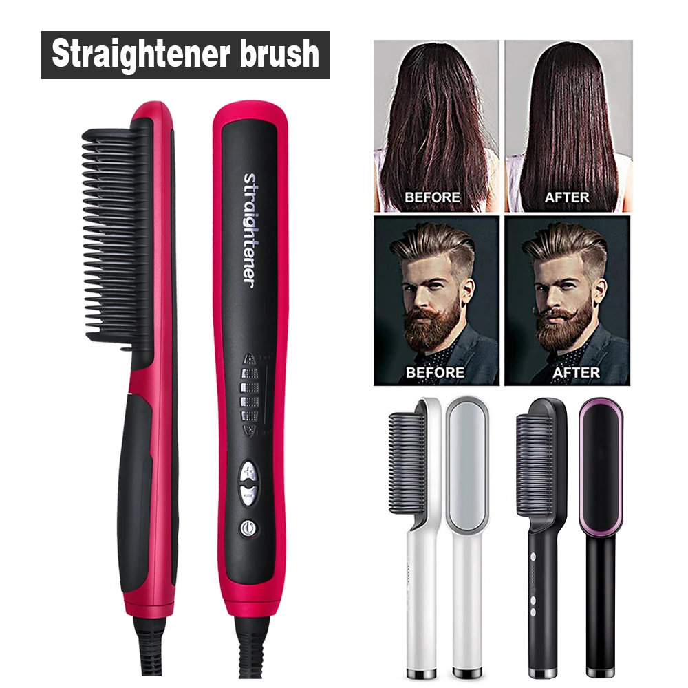 Multifunctional Men Beard Straightener Comb Anti Scald Hair Straightening Brush Comb Fast Heating Hair Straightener Straightening Irons Aliexpress Multifunctional Men Beard Straightener Comb Anti Scald Hair Straightening Brush Comb Fast Heating Hair Straightener Straightening Irons Aliexpress
