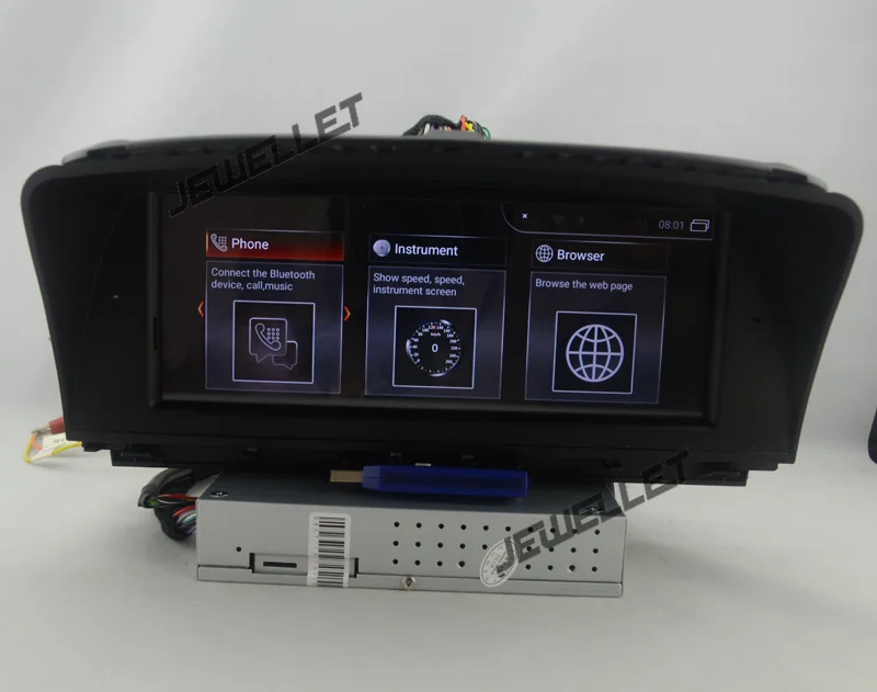 

8.8" Octa core 1024*600 HD screen Android 9.0 Car GPS radio Navigation for BMW 7 series E65 E66 2002-2008
