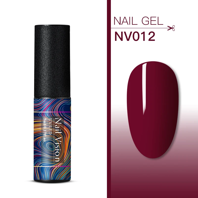 Nail Vision набор однотонных гелей для ногтей 176 цветов УФ-Гель-лак 5 мл полуперманентный лак для маникюра - Цвет: HHS06607