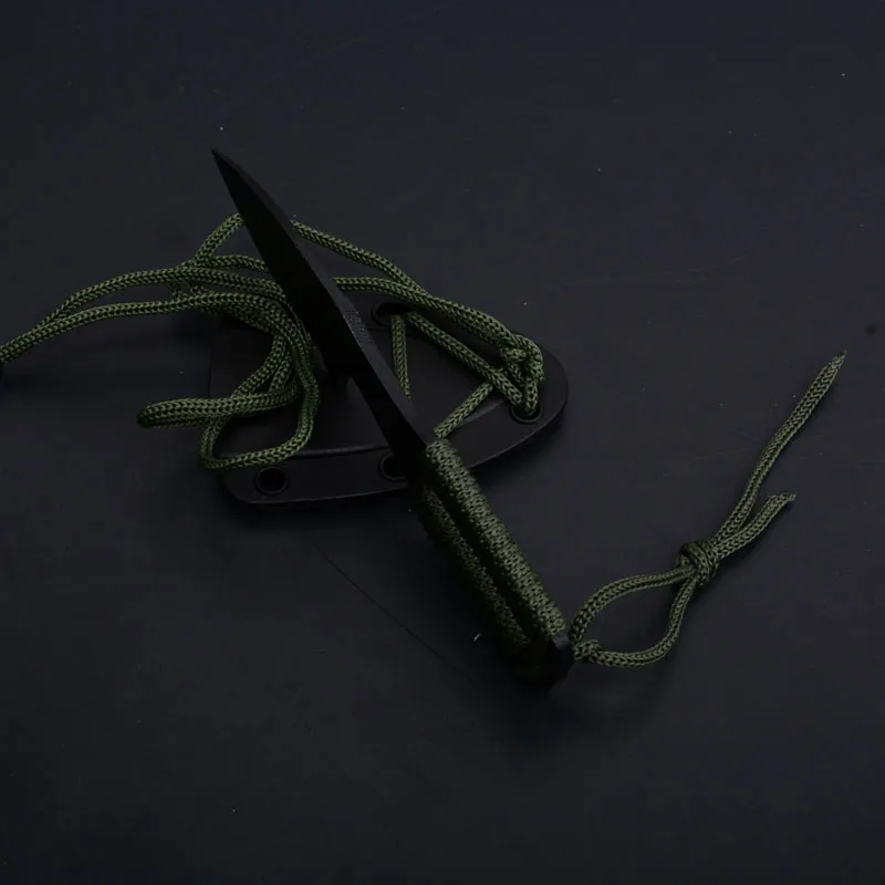 Hot 440 blade claw fixed knife mini keyneck protection hunt pocket Outdoor Tactical survive camp Knives cool sheath cut EDC tool