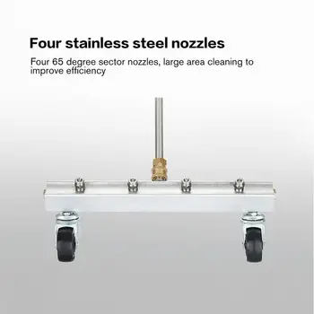 

Car Pressure Washer Car Undercarriage Cleaner with 1/4 inch Male Plug Under Body Chassis Water Broom Use for Car Clean