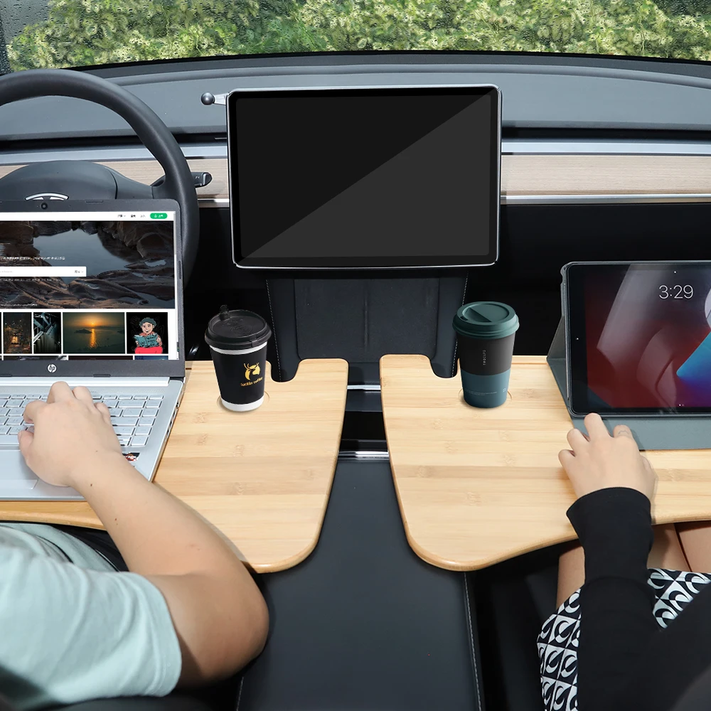 For Tesla Model 3 Model Y Foldable Laptop Desk Eating Working Table Tray  For Tesla Moldel3 Modely Copilot Laptop Notebook Holder - Drinks Holders -  AliExpress