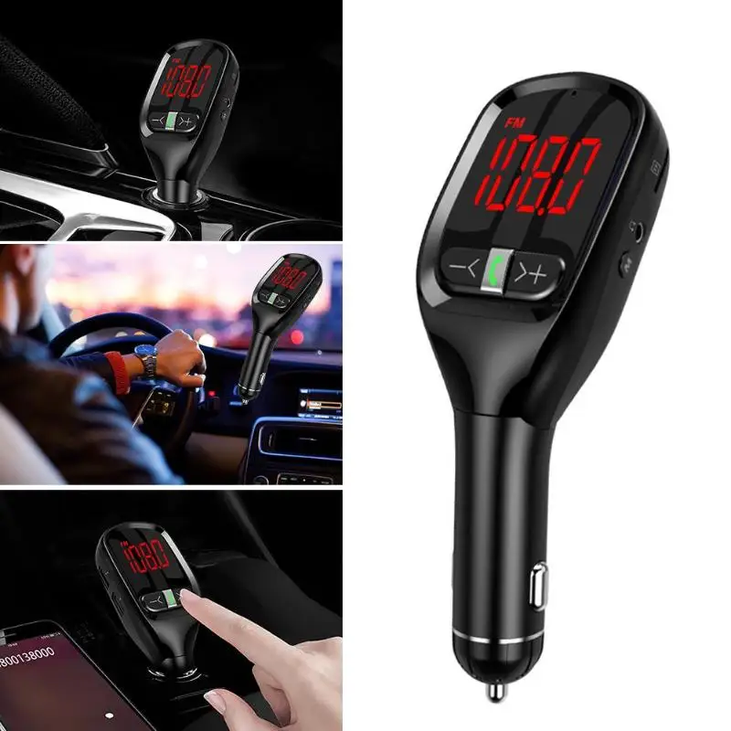 5V 3.1A Мини Авто USB зарядное устройство/ЖК-дисплей G11S fm-передатчик/Bluetooth 4,2 mp3-плеер/бесплатные телефонные звонки