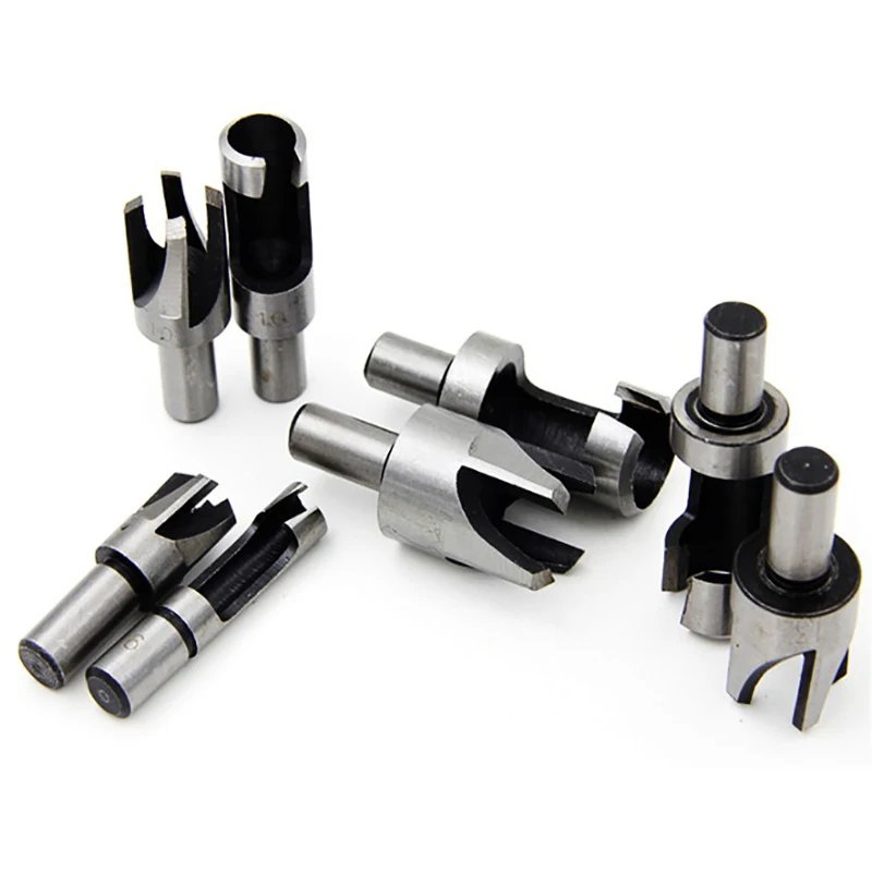 1 Lot 16Pcs Wood Plug Cutter Cutting Dowel Maker Tool Carpentry Straight& Claw Type Drill Bits 5/8 1/2 3/8 1/4 6Mm 10Mm 13Mm 16