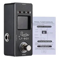 Guitar Tuner Pedal High Precision Guitar Chromatic Tuner Pedal ± 1 Cent All-Metal Case True Bypass at Ghet Music Store.