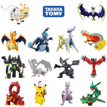 

TAKARA TOMY Pokemon 8-10 cm pikachu Charmeleon Ivysaur Venusaur Mewtwo anime action & toy figures model toys for children