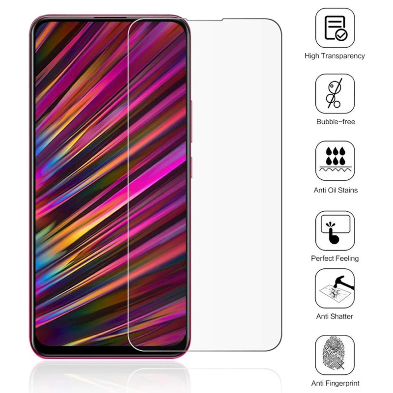 1 шт./2 шт. Защитная пленка для экрана Vivo Y31 Y33 Y35 Y51 Y55 2.5D Закаленное стекло X23