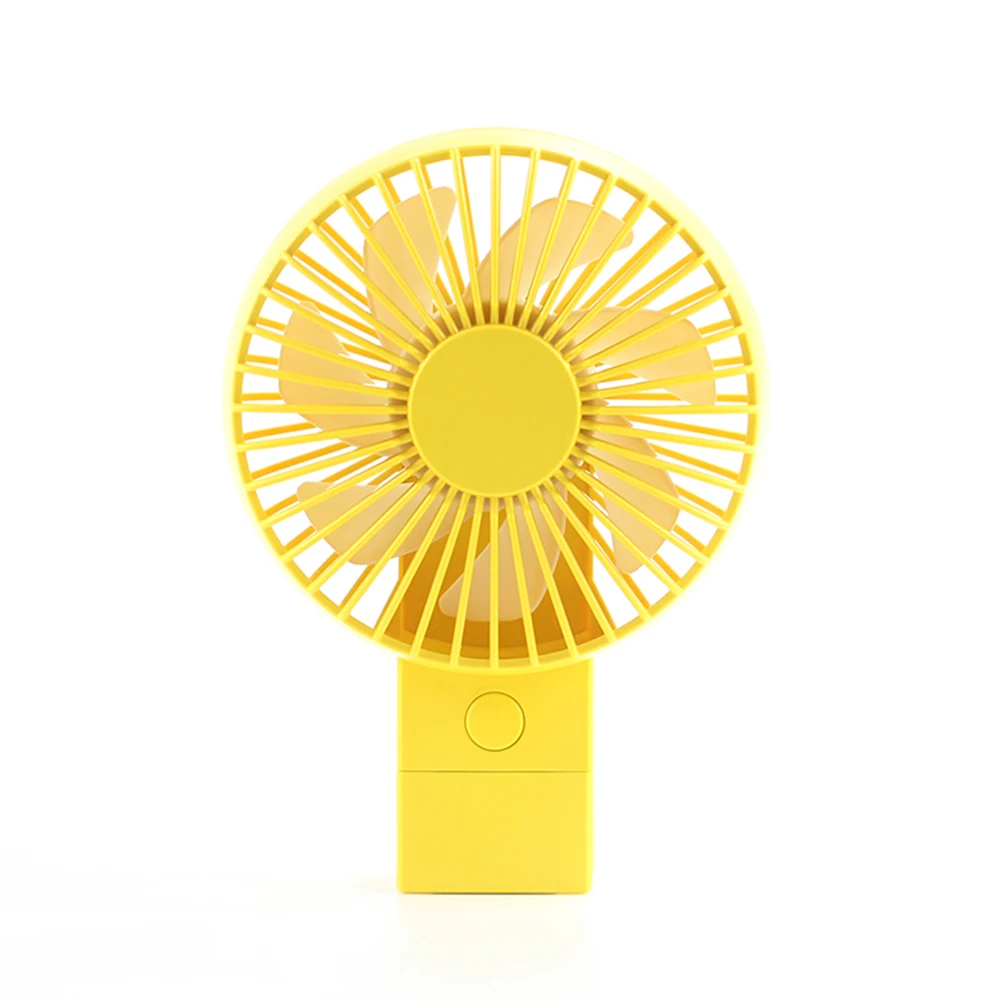 Yellow 4000 мАч перезаряжаемый аккумулятор USB вентилятор Портативный портативный вентилятор 4-Скорость мини-usb удобный зажим-на небольшой настольный USB Авто воздушный вентилятор - Цвет: Yellow
