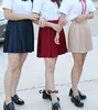 XS-3XL 17 Colors Girl's Japanese Summer High Waist Pleated Skirts For JK School Uniform Students Cloths 2