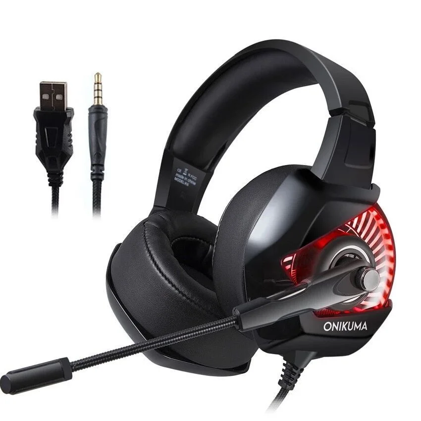

best gaming headset 2020 gaming gaming headset internet cafe computer PS4 headset 7.1 channel RGB light emitting headset
