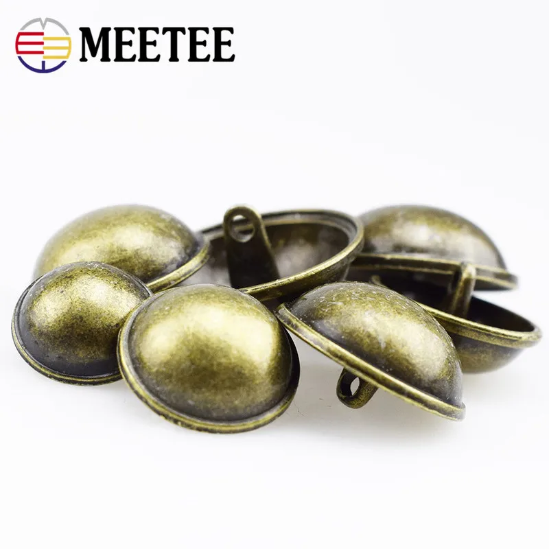/20/50 шт Meetee 12 28 мм металлические пуговицы Ретро Бронзовая Подвеска для куртка из