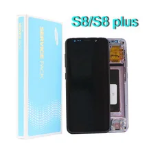 ЖК-монитор S8 plus G950 G950F G955FD G955F G955 компоненты сенсорного экрана с битыми пикселями для samsung Galaxy S8 lcd mon