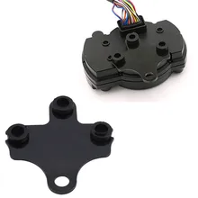 Кронштейн для инструментов для мотоцикла, мотоцикла, скутера, одометра, тахометра, спидометра, кронштейн в стиле ретро, черный держатель для счетчика двигателя