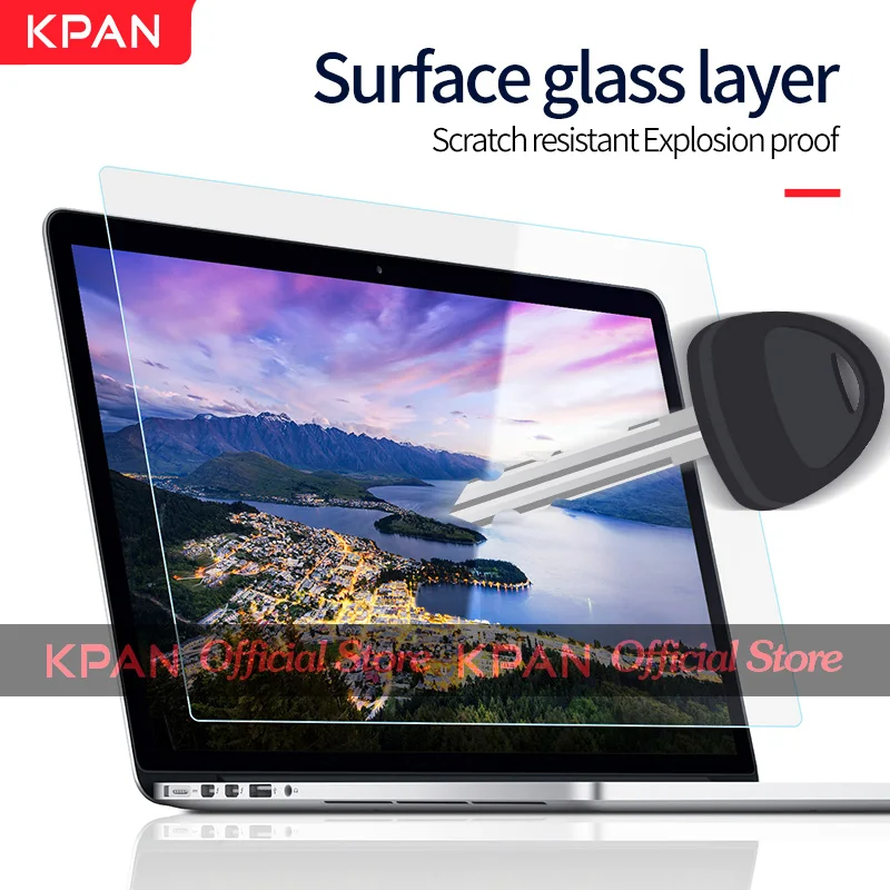 Kpan Universal hd Filme de Vidro Temperado Portátil Notebook Protetor de Tela 13 14 15 16 17 Polegada 16:9 para hp Asus Dell Acer Lenovo lg - Imagem 2