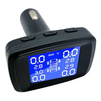 

Wireless Car Tire Pressure Monitoring System Monitor With 4 External Sensors Car Tire Pressure Monitoring Kit