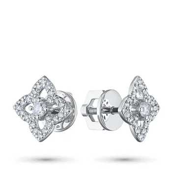

White Gold pouches with diamonds