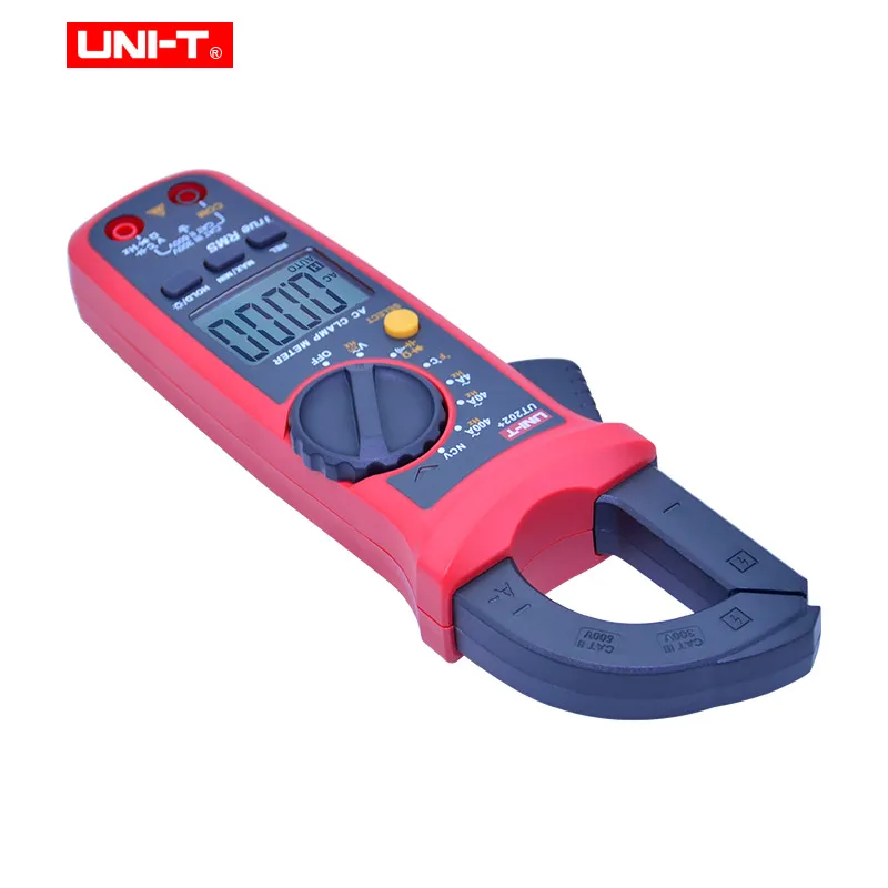 UNI-T цифровой клещи True RMS UT201+ UT202+ UT202A+ AC DC 400-600A клещи мультиметр автоматический диапазон защита от ложного обнаружения