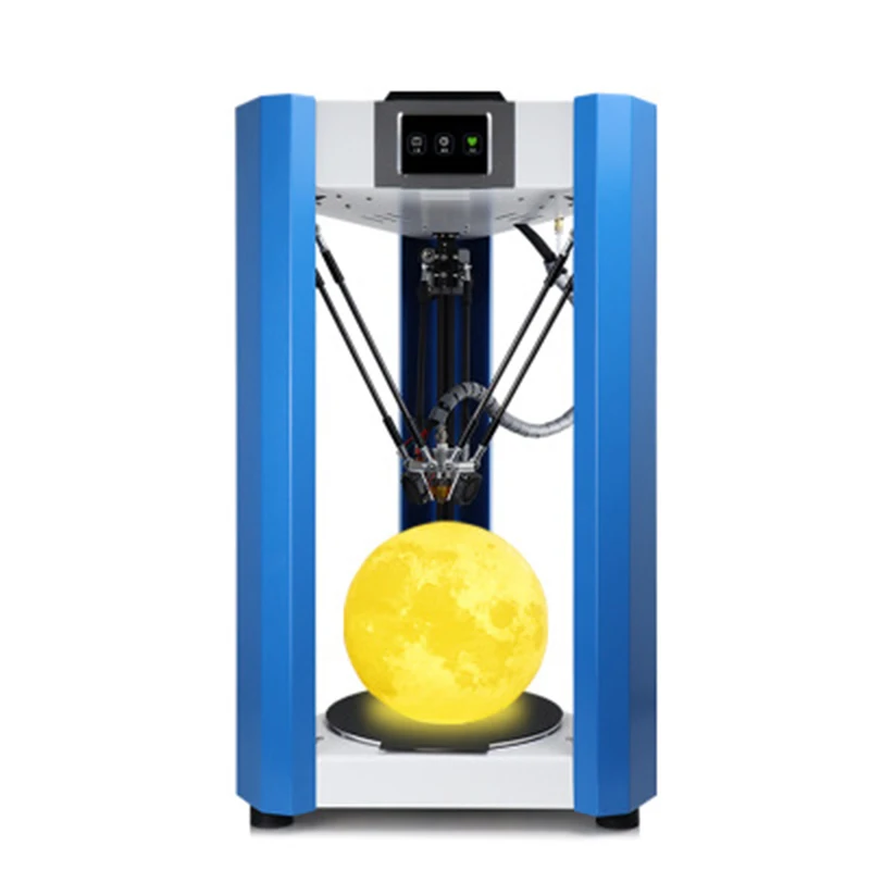 

High Precision Delta 3D Printer Magnetic Platform WiFi Connection Fast 3D Printer High Efficiency Self-leveling Moon Light Print