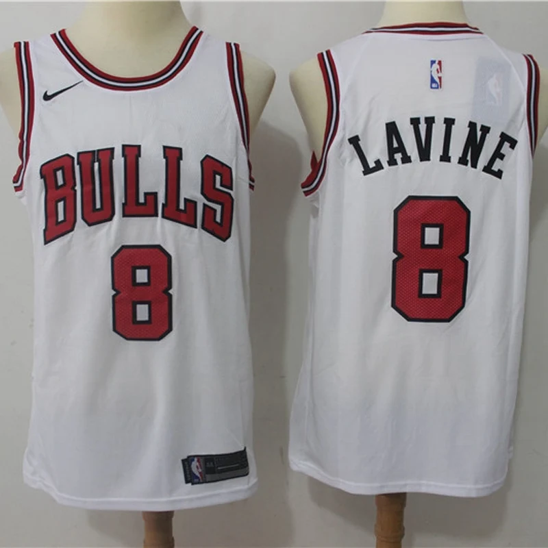 Майкл MJ Джордан Джерси bull 8 LaVine 24 Markkanen 0 Майо для спорта на полном воздухе белый
