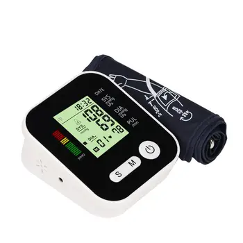 

Automatic Digital Upper Arm Blood Pressure Monitor Tonometer Meter Sphygmomanometer Tensiometer Heart Rate Meter Tansiyon Aleti