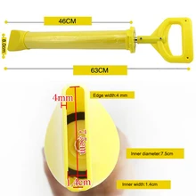 1 шт. пистолет для чеканки с плоской головкой для цементного раствора пистолет для чеканки извести пистолет-распылитель строительные инструменты для безопасности двери