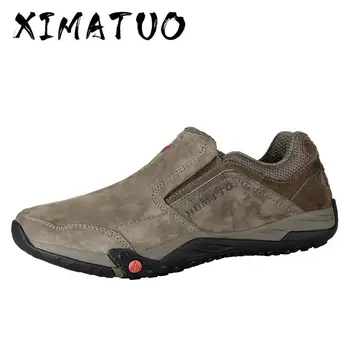 

Genuine Leather Brand Loafers Luxury Casual Men Shoes Breathable Autumn Winter Outdoor Mens Loafer Shoe Male Designer Sneakers