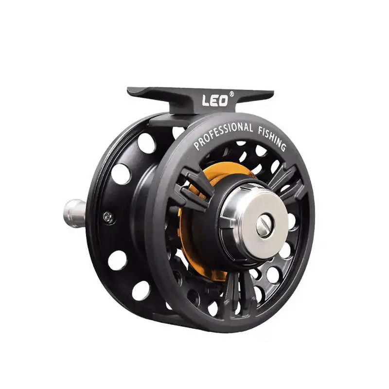 

Leo Fly Reels Left/Right Interchangeable 3Bb Ball Bearings Full Metal Ex Drifting Ice Fishing Reel For Squid Fishing