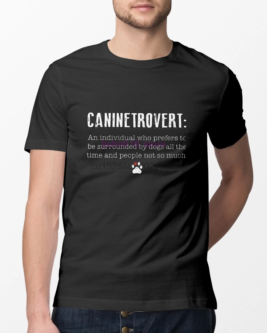 Мужская рубашка Caninetrovert человек который предпочитает постоянно быть в окружении