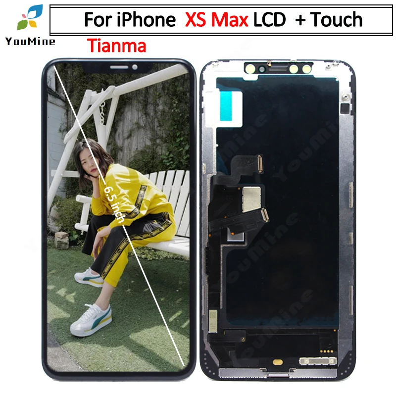 

for iPhone XS Max LCD Display Touch Screen Digitizer A1921 A2101 A2102 A2104 Assembly Replacement for iPhone X S Max LCD