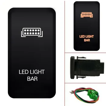 

2005-201 Switch Push LED 3Amp For Toyota Connector With Cable For Hilux