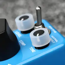 Donner мини гитарная педаль силиконовые колпачки для регулятора ручки защита обеспечивают более захват ручка размер+ брендовые наклейки аксессуары для гитары