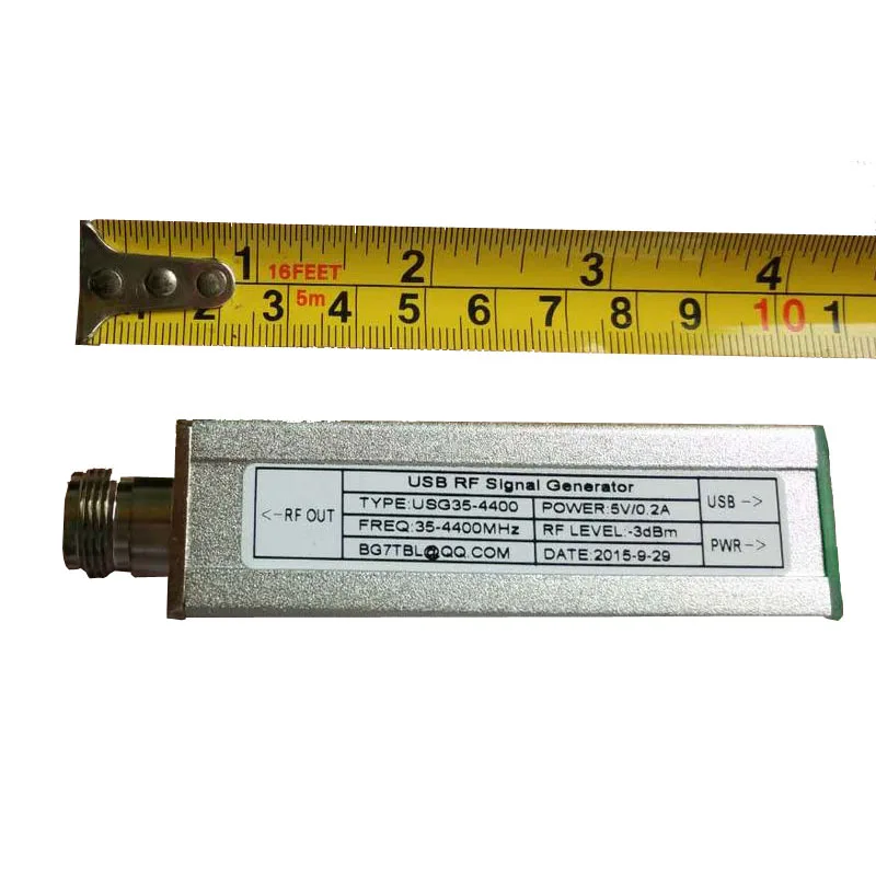 Генератор радиочастотного сигнала USB источник сигнала USG35-4400 35 M-4400 M 4,4G 1G 2G 3g BG7TBL