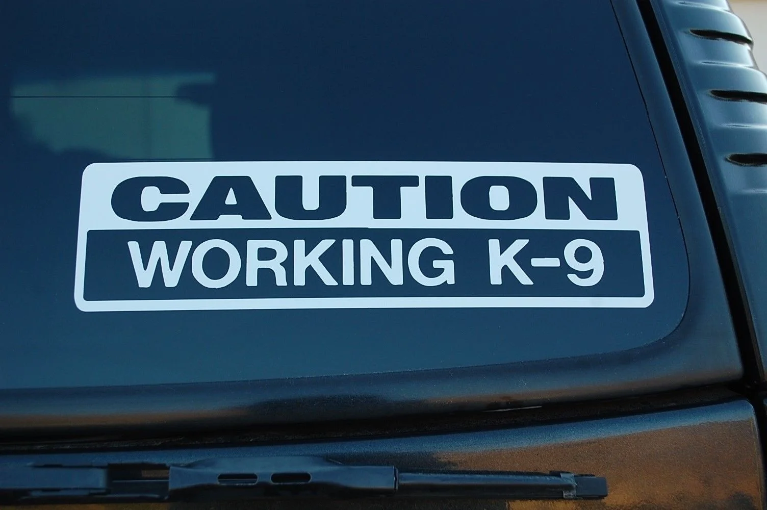 

Caution Working K9 Vinyl Sticker Decal Police Dog Law Enforcement Choose (V450)