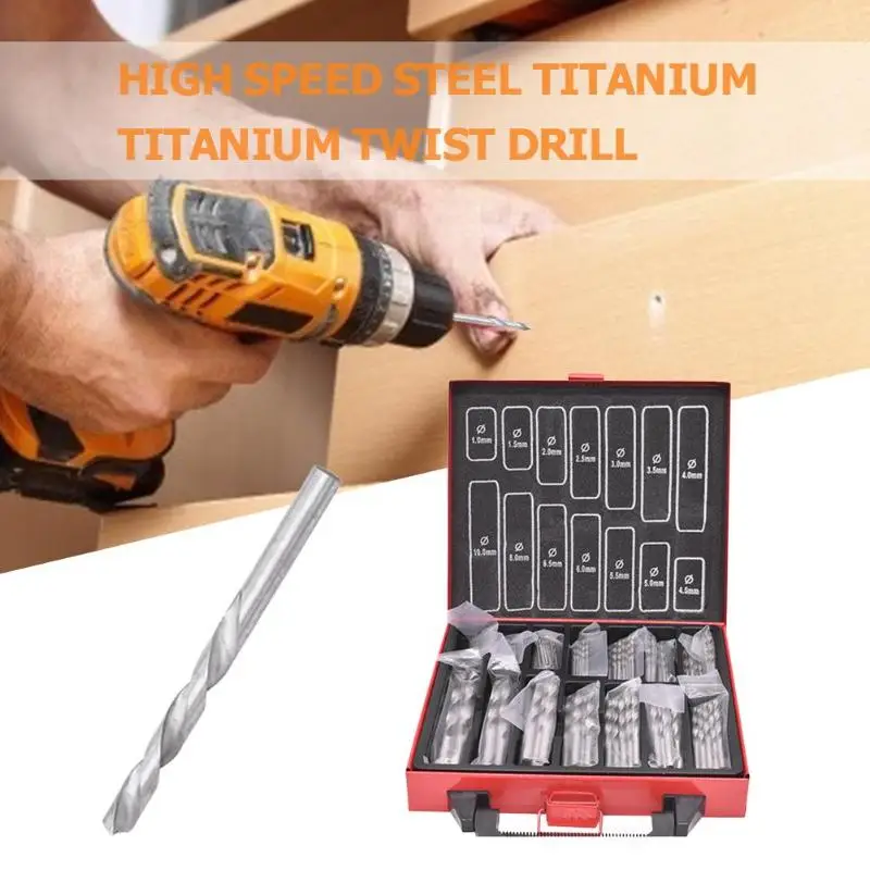 

99pcs Twist Drill Bit Multi-function Hole Saw Drill High Carbon Steel Woodworking Punch Accessories for Plastic Plate