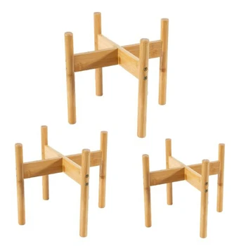 

Wooden Flower Window Balcony Desktop Mini Flower Pot Holder Pot Display H58C