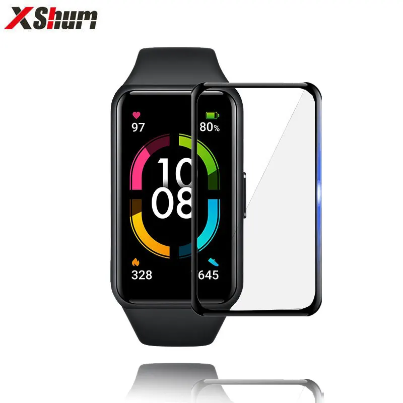 

Huawei Band 6 Screen Protector Honor 6 Film For Huawei Watch Fit Protective Fiberglass Glass Full Cover For Smart Accessories