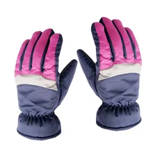 Winter Waterproof Men Women's Winter Windproof Ski Gloves Non-slip Full Finger Skating Skiing Gloves Cotton Warm Gloves