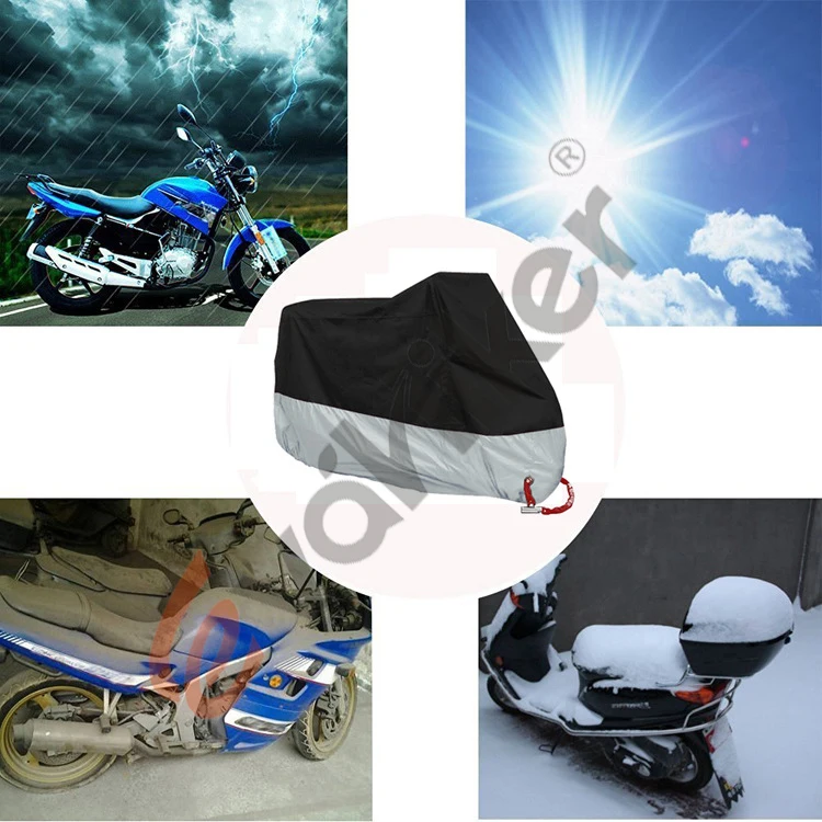 210D Thickened Scooter Covers M- 4XL universal Outdoor Uv Protector Bike Rain Dustproof cover Motorcycle waterproof