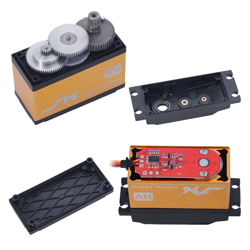 JX PDI-HV2060MG 60 кг высокий крутящий момент 180/360 цифровой сервопривод для радиоуправляемых моделей вертолетов Запчасти 1/5 RC вертолет
