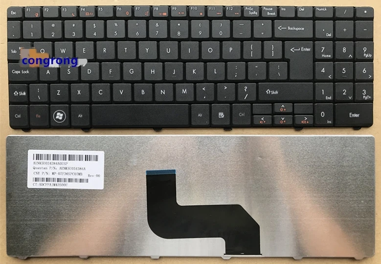 Клавиатура для ноутбука Packard Bell TR81 TR82 TR85 TR86 TR87 MS2273 MS2274 MS2285 MS2288 NSK-AL20G NSK-AL21A NSK-AL21D