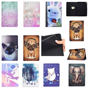 

Luxury PU Leather Flip Wallet Case Silicone Cover Shell Coque Funda Stand for Apple iPad 10.2" inch 2019 7th gen A2197 A2198