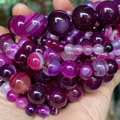 Fuchsia Stripe Agate