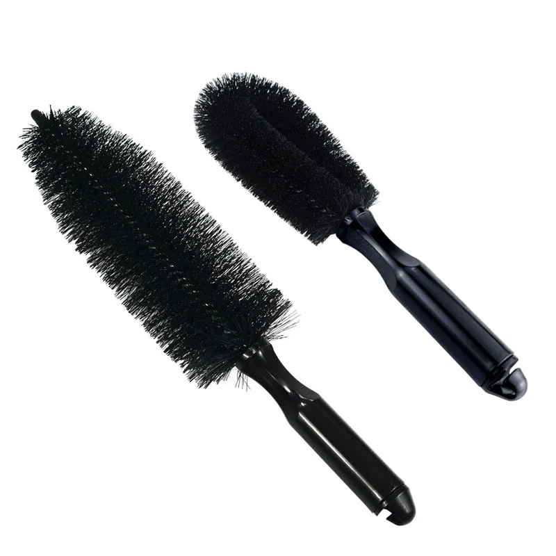 

Car Wheel Brush Rim Scrubber Cleaner Washing Tool Vehicle Tyre Cleaning Tools Black Auto detailing brushes Car wash Accessories